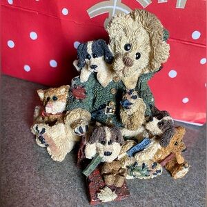 Boyd bears with puppies